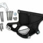 For applications without A/C or using factory A/C bracket 20-135BK