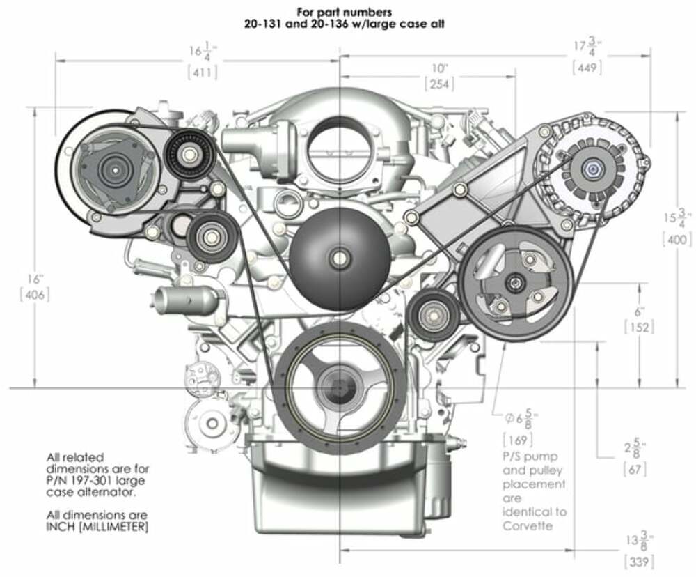 LS/LT Complete Accessory Drive Kit - 20-136