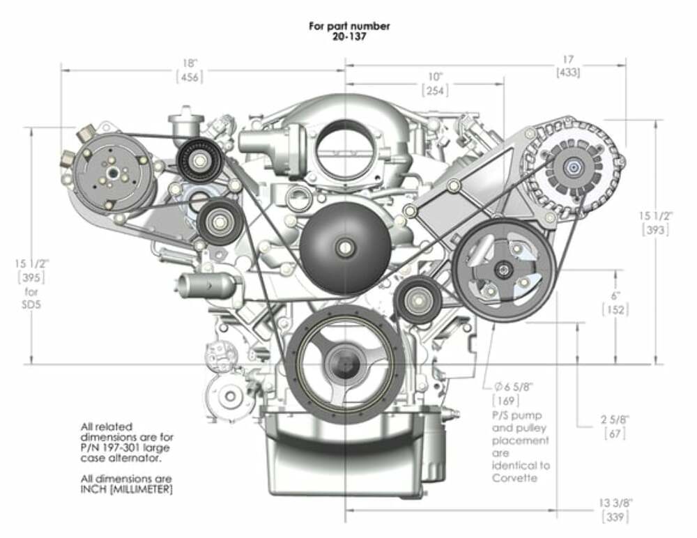 LS/LT Complete Accessory Drive Kit - 20-137