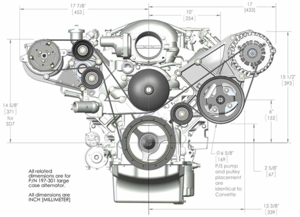 LS/LT Complete Accessory Drive Kit - 20-138