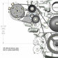 LS A/C Accessory Drive Includes SD508 A/C Compressor Tensioner & Pulleys 20-141