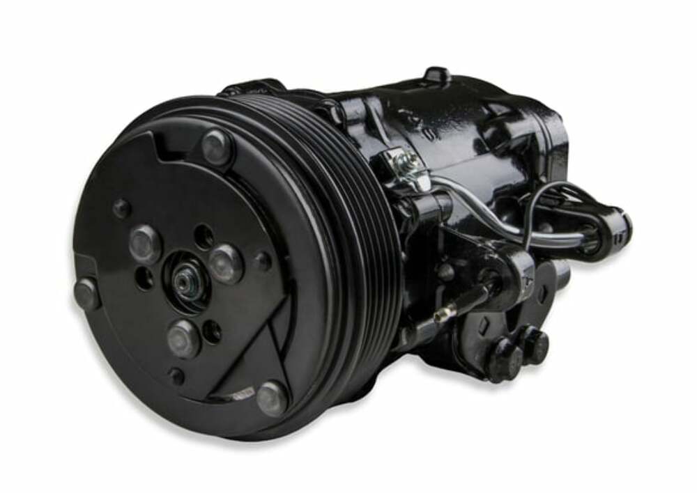 Passenger's Side A/C Bracket- SD7 A/C Compressor, Tensioner, & Pulleys 20-142BK