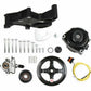 LS/LT Alternator & Power Steering Pump Acc Drive Kit Side Bracket-Black 20-143BK