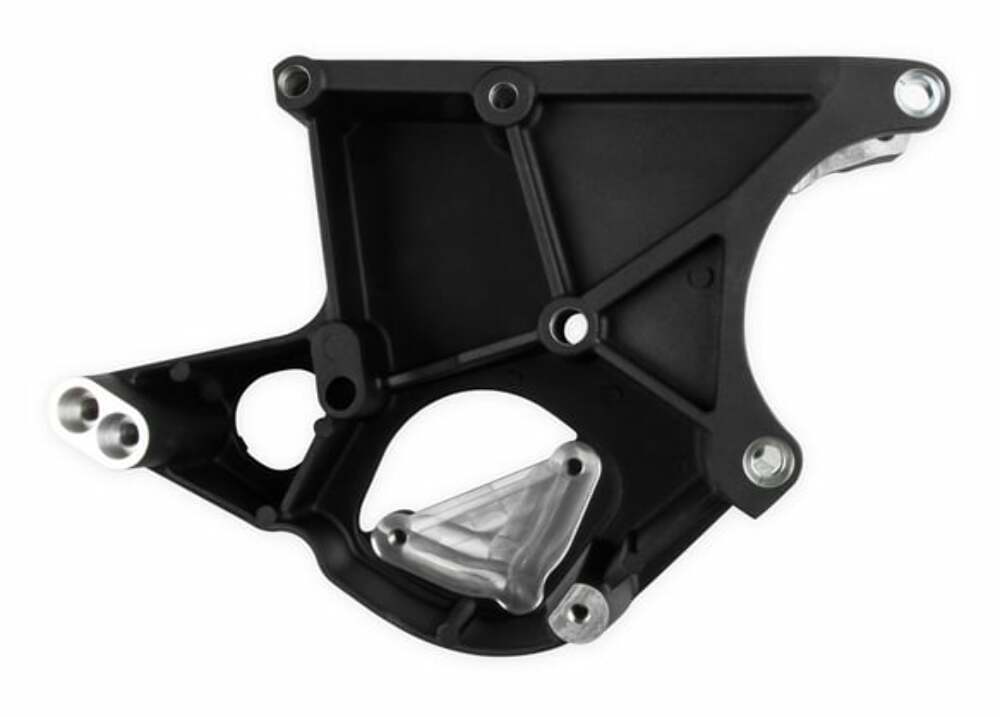 LS/LT Alternator & Power Steering Pump Acc Drive Kit Side Bracket-Black 20-143BK