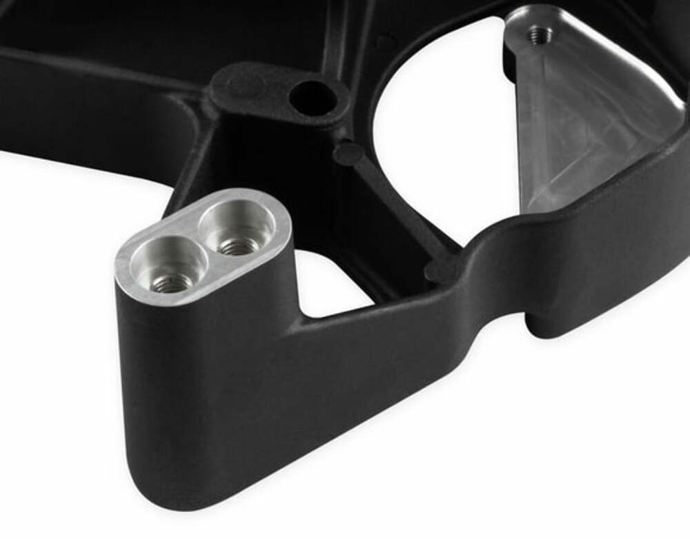 LS/LT Alternator & Power Steering Pump Acc Drive Kit Side Bracket-Black 20-143BK