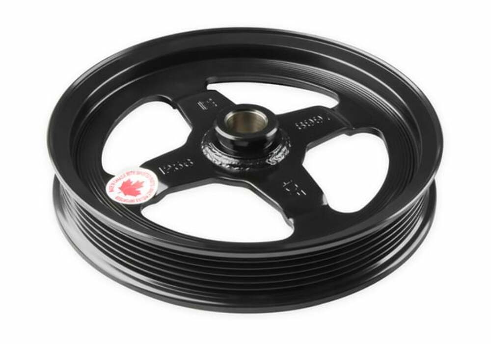 Low LS Drive System (Alt, P/S w/o A/C) Driver's Side- Black Finish - 20-156BK