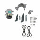 Low LS Drive System (A/C) w/ Sanden SD7 Compressor - Passenger's Side - 20-160