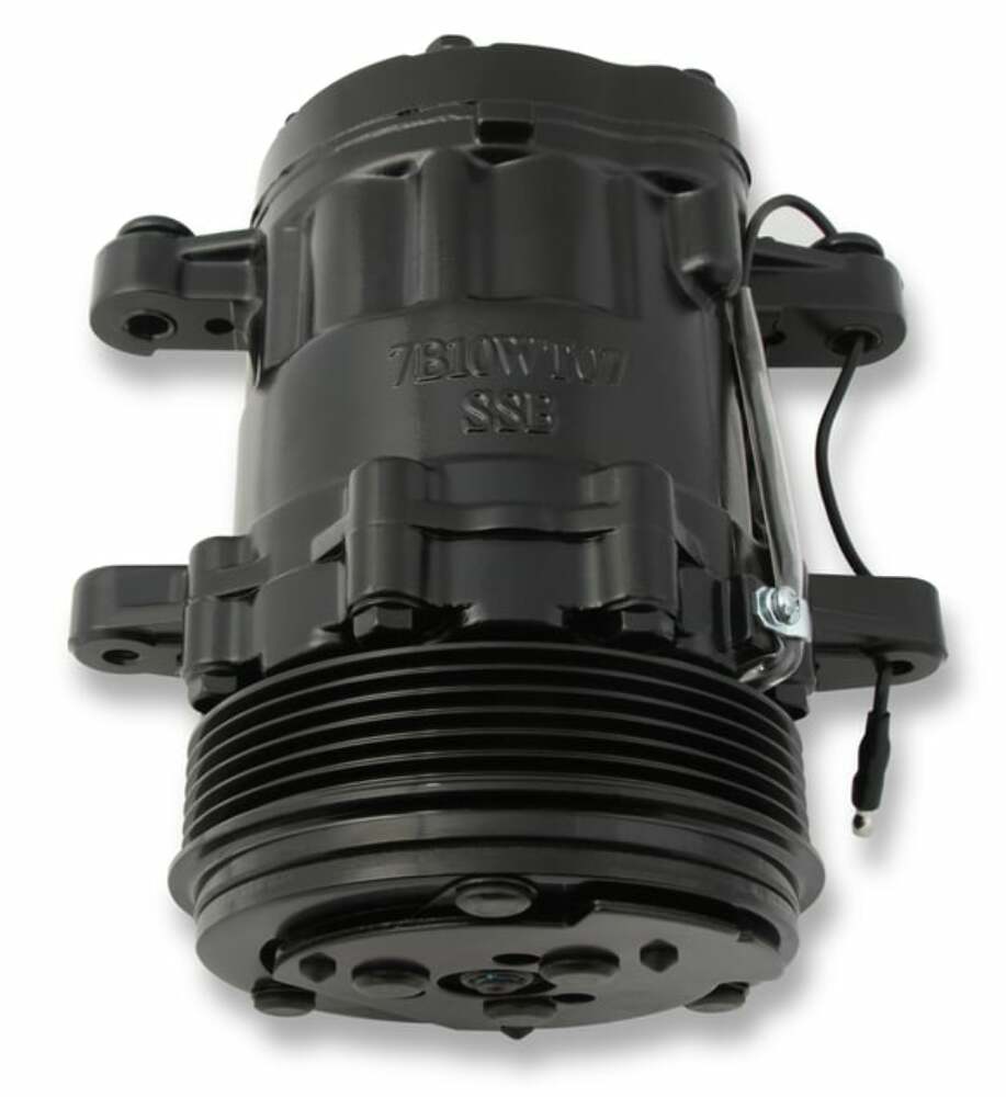 Low LS Drive System (A/C) w/ Sanden SD7 Compressor Passenger Side Black 20-160BK