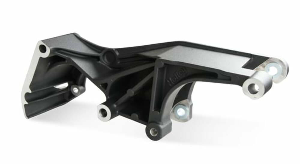Low LS Complete Accessory Drive System (Alt, P/S & A/C)- Black Finish - 20-162BK