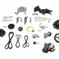 Low LS Complete Accessory Drive System (Alt, P/S & A/C)- Polished Finish 20-162P