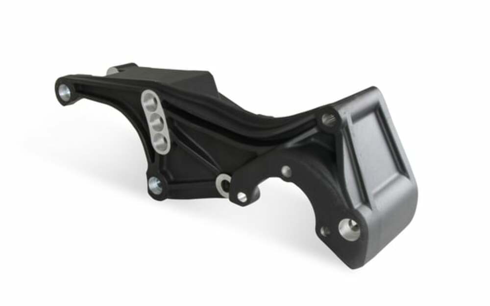 Low LS Complete Accessory Drive System (Alt, P/S & A/C)- Black Finish - 20-162BK