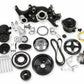 Holley 20-180BK Premium Black Mid-Mount Complete Accessory System