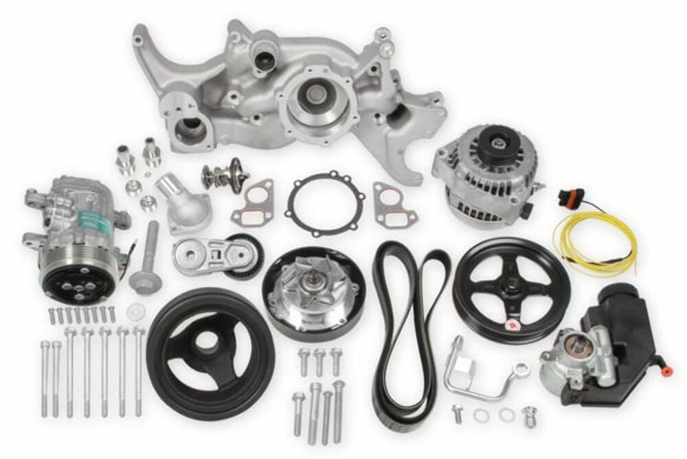 Holley 20-185 Mid-Mount Complete Accessory System LS-Natural
