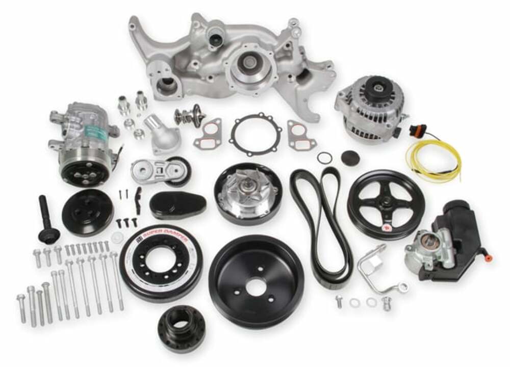 Holley Premium Mid-Mount LS7 Complete Accessory System - Dry Sump - 20-190