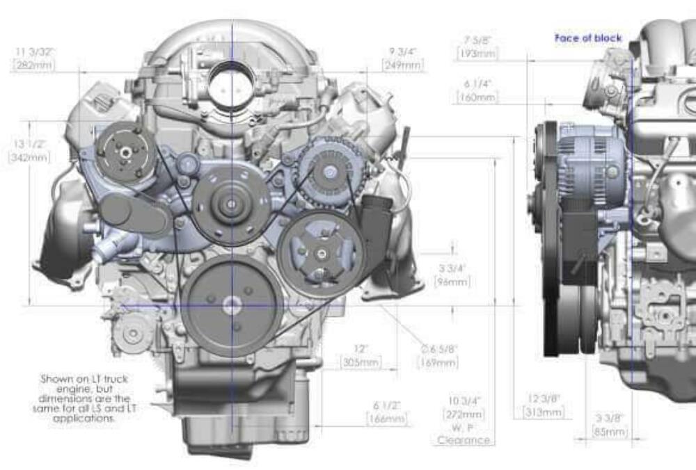 Holley Premium Polished Mid-Mount Complete Accessory System LT Engines 20-200P