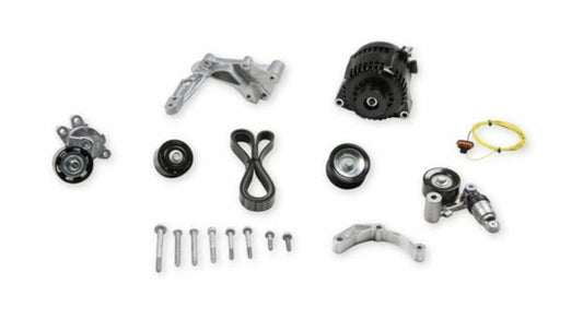 Holley Alternator Relocation Kit (150amp Alternator w/bracket kit) 20-224BK