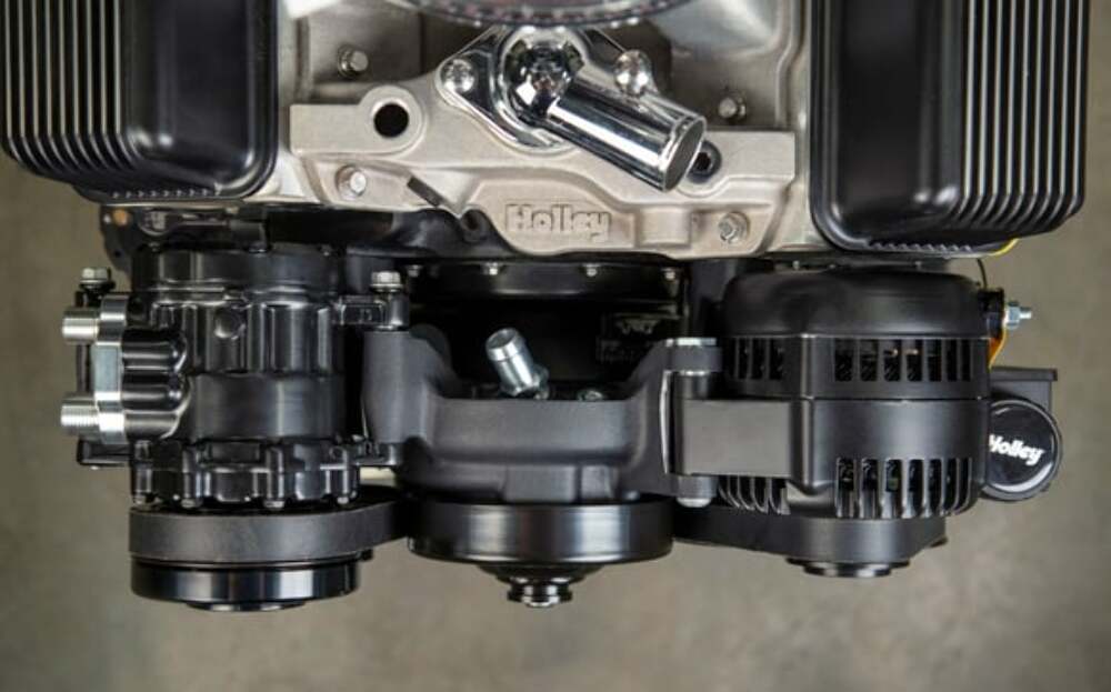 Holley Small Block Chevy Mid-Mount Complete Accessory System - 20-240BK