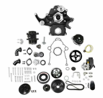 Fits 1974-93 Dodge Ramcharger Holley Mid-Mount Complete Accessory Black 20-292BK