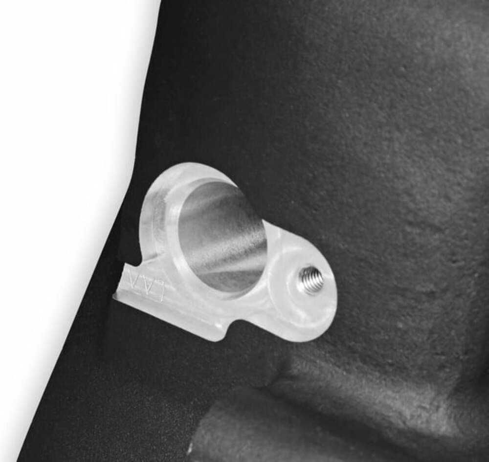 Fits 1974-93 Dodge Ramcharger Holley Mid-Mount Complete Accessory Black 20-293BK