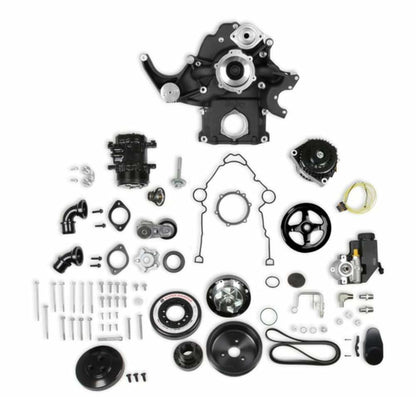 Fits 1974-93 Dodge Ramcharger Holley Mid-Mount Complete Accessory Black 20-293BK