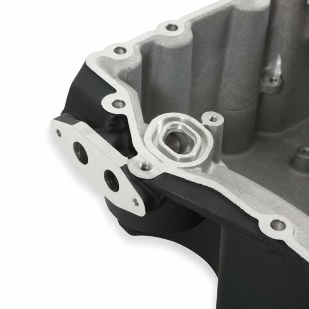 Holley Godzilla High-Mount Accessory Drive - With Holley Oiling System - Complete Kit - Black-20-340BK