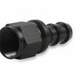 Mr. Gasket -10 AN Straight Push-On Hose Ends - Black - 200110-BL