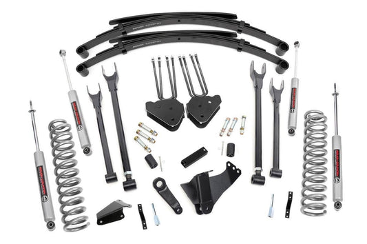 2005-2007 Ford F-350 Super Duty 6 Inch Lift Kit - Diesel - 4 Link - RR Spring - Ford F-250/F-350 Super Duty (05-07) - 582.2