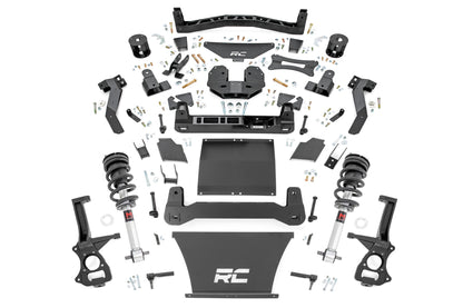 Rough Country 6 Inch Lift Kit - M1 Struts - Chevy/GMC SUV 1500 4WD (2021-2024) - 10940