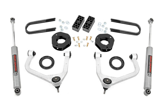 Rough Country 3.5 Inch Lift Kit - Chevy Silverado 1500 2WD/4WD (2025) - 110430