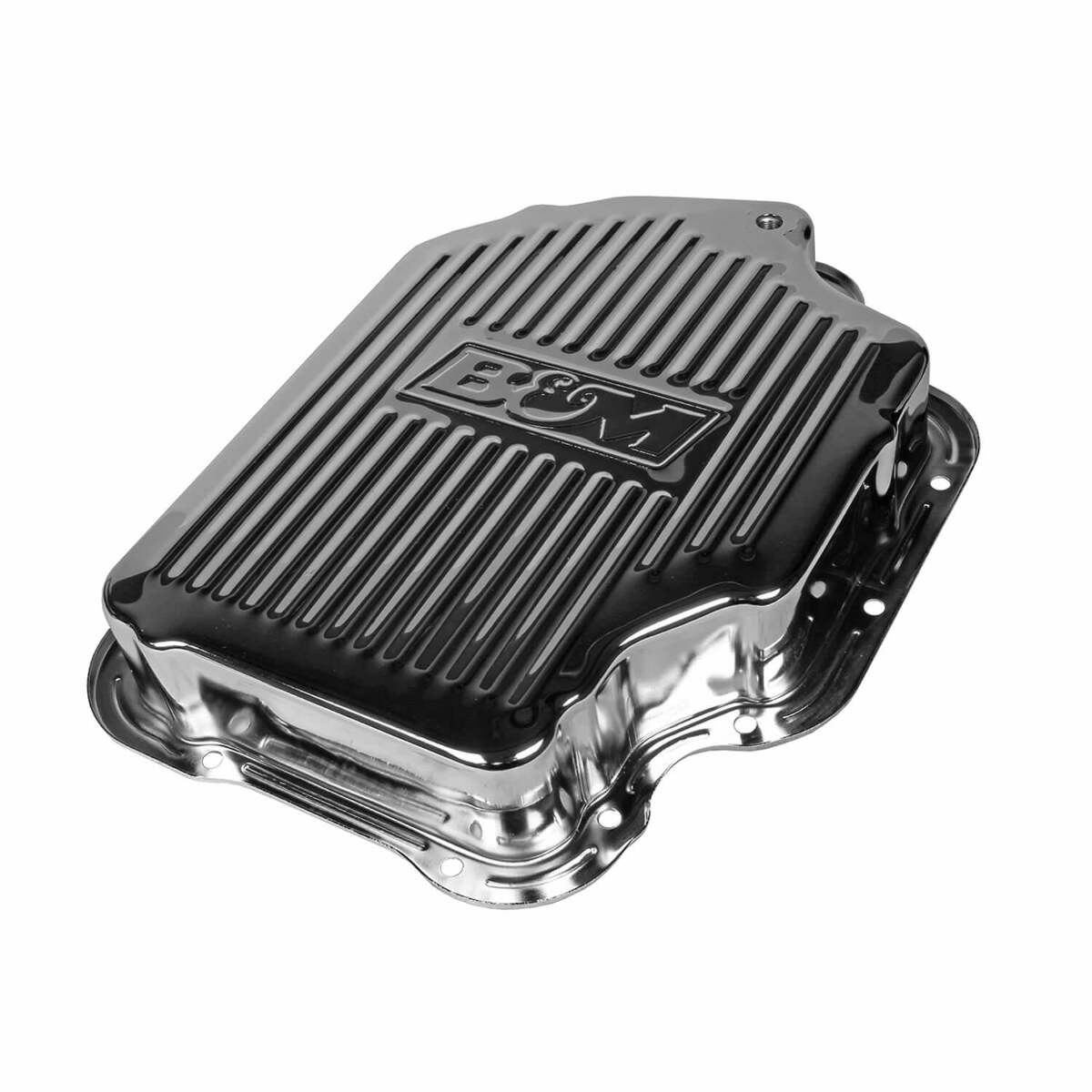 B&M Hi-Tek Deep Chrome Trans Pan for GM TH400 Transmission - 20289