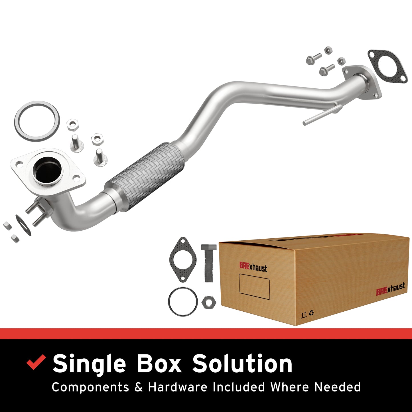 1988-1992 Toyota Corolla Direct-Fit Front Pipe Kit 107-0138