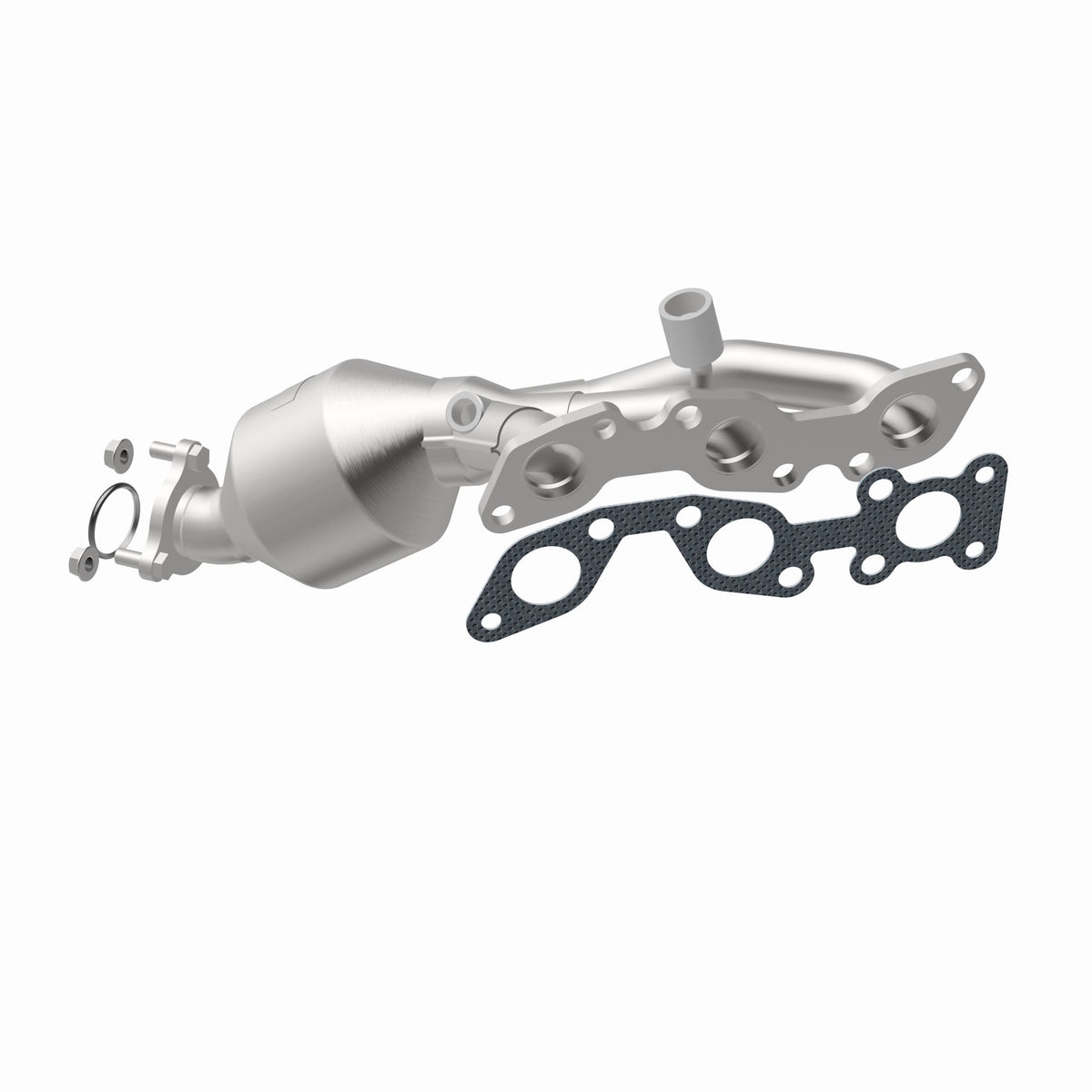 Catalytic Converter with Integrated Exhaust Manifold for HM Grade Federal / EPA Compliant Direct-Fit Manifold Catalytic