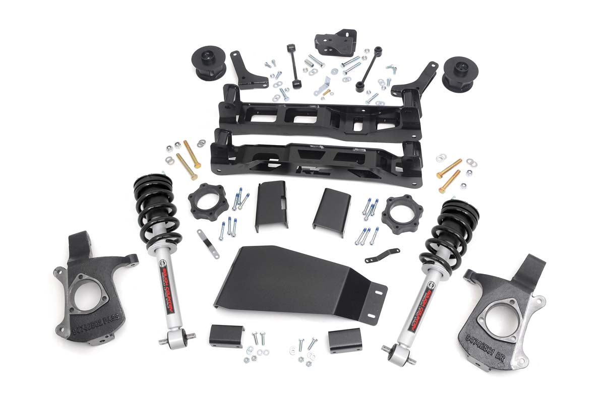 Fits Chevy Avalanche 2WD/4WD (2007-2013) 5 Inch Lift Kit; N3 Struts; 20801