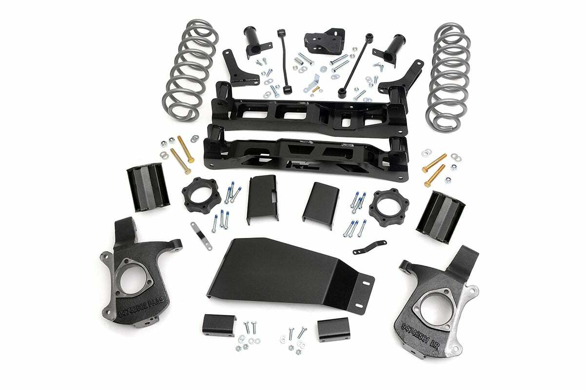 Fits Chevy Avalanche 2WD/4WD (2007-2013) 7.5 Inch Lift Kit; 20900