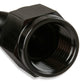 Mr. Gasket -10 AN 90 Degree Push-On Hose Ends - Black - 209010-BL