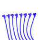Spark Plug Wire Set Universal 8mm Silicone Spiro Pro 350 ohm/ft Blue 76647