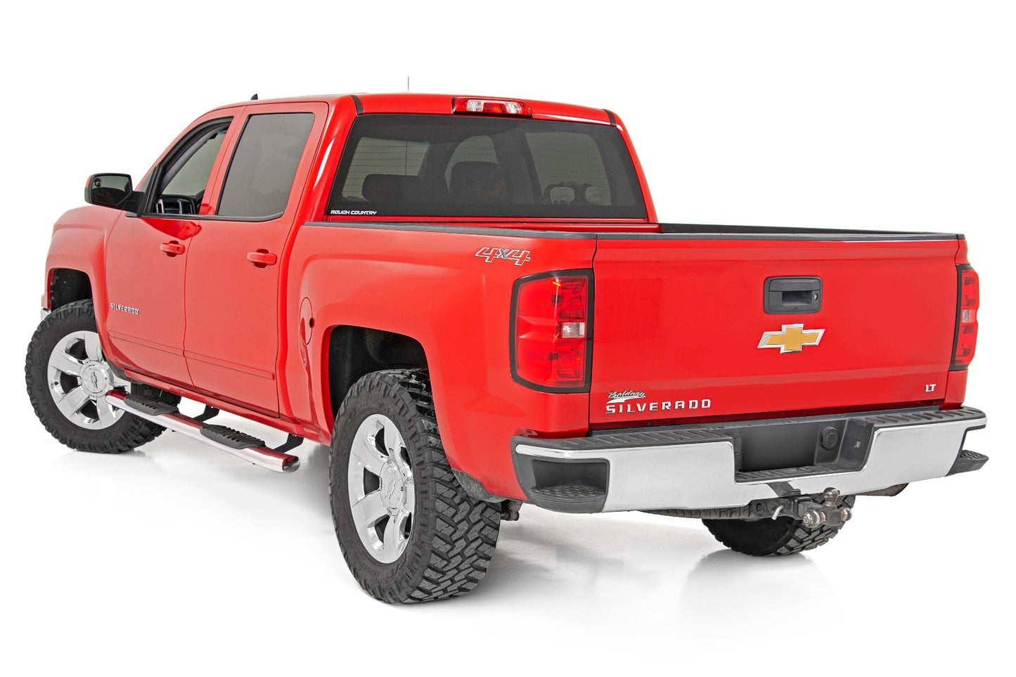 Fits Chevy 1500 (07-19 &Classic) Oval Nerf Steps S/S Crew Cab DEF Tank 21001S