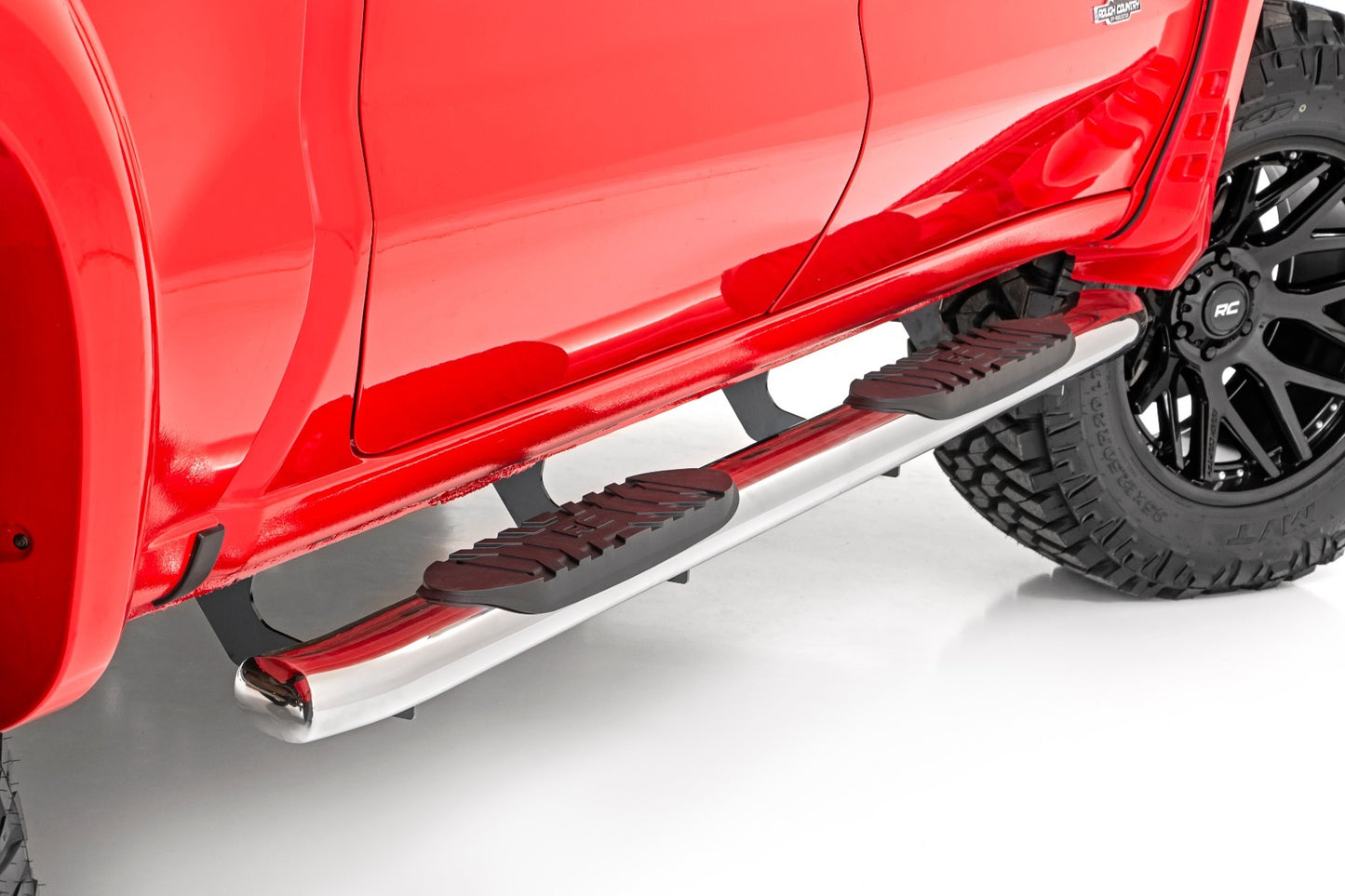 Fits Chevy/GMC 1500/2500HD/3500HD (19-24) Oval Nerf Steps; S/S; Crew Cab; 21002S