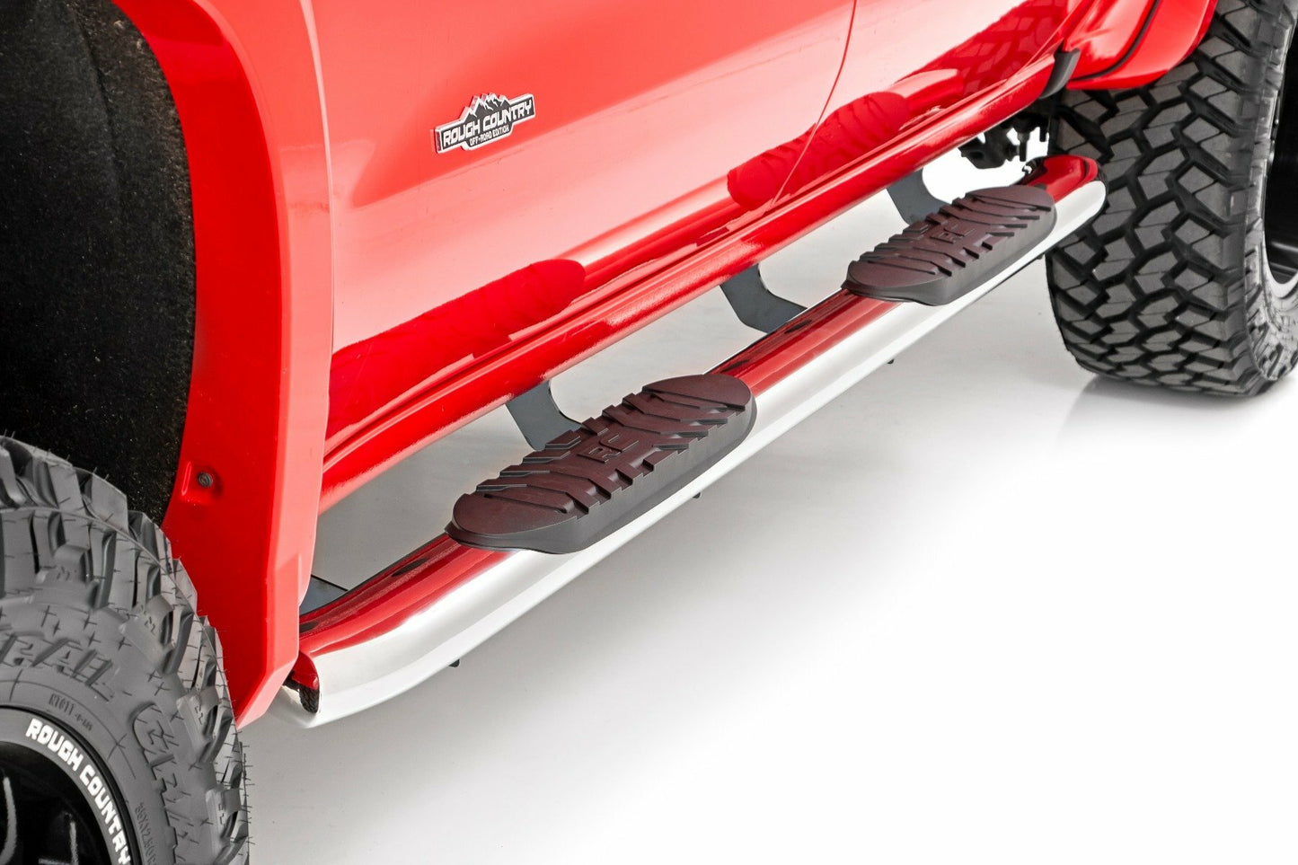 Fits Chevy/GMC 1500/2500HD/3500HD (19-24) Oval Nerf Steps; S/S; Crew Cab; 21002S