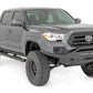 Fits Toyota Tacoma 2WD/4WD (2005-2023) Oval Nerf Step; Double Cab; Black; 21008