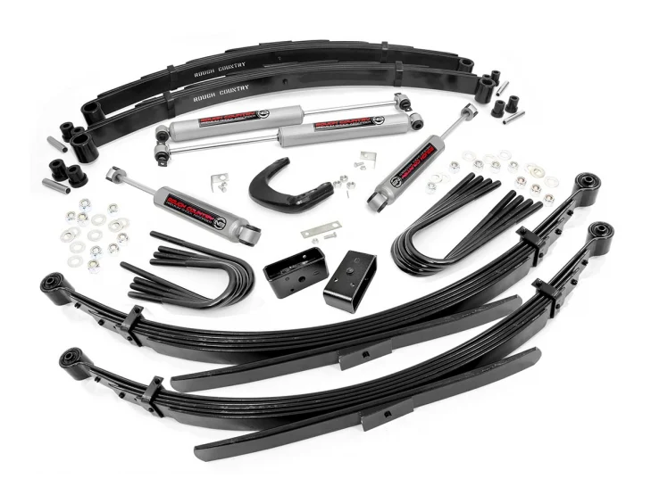 Fits GMC 1/2-Ton Suburban/Jimmy 4WD (88-91) 6" Lift Kit 56" RR Sprgs 214-88-9230
