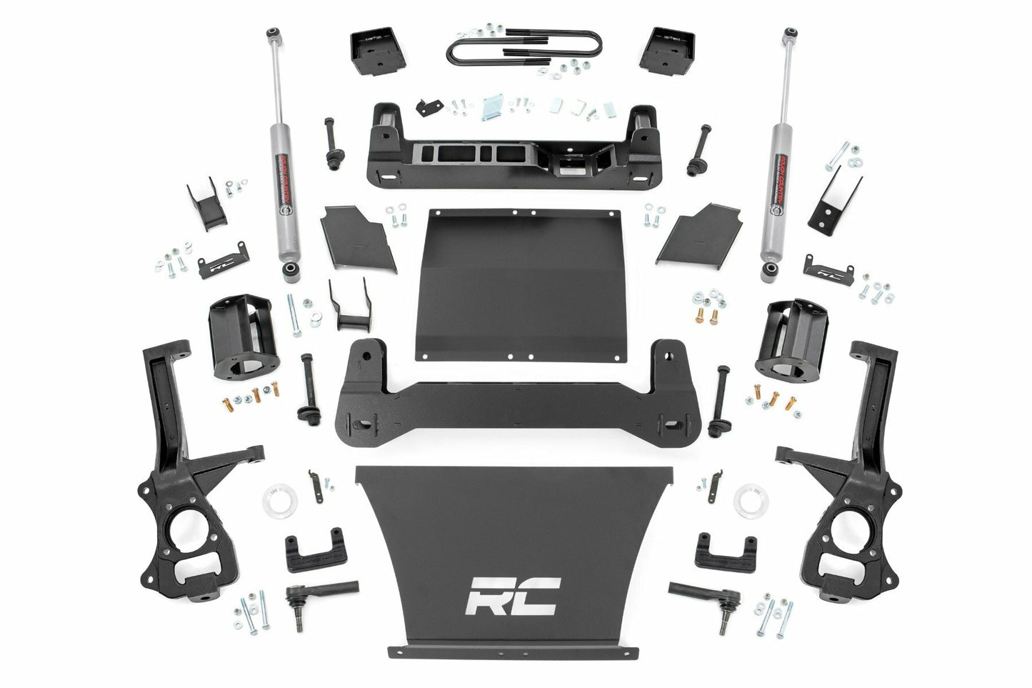 Fits Chevy Silverado 1500 2&4WD (2022-2024) 6" Lift Kit; Mono Leaf Rear; 21630