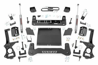Fits Chevy Silverado 1500 (22-24) 6" Lift Kit; Mono Leaf Rear; Diesel; 21630D