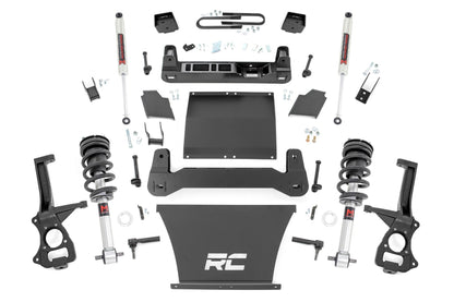 Fits Chevy Silverado 1500 (22-24) 6" Lift Kit Mono Leaf Rear M1 Struts/M1 21640