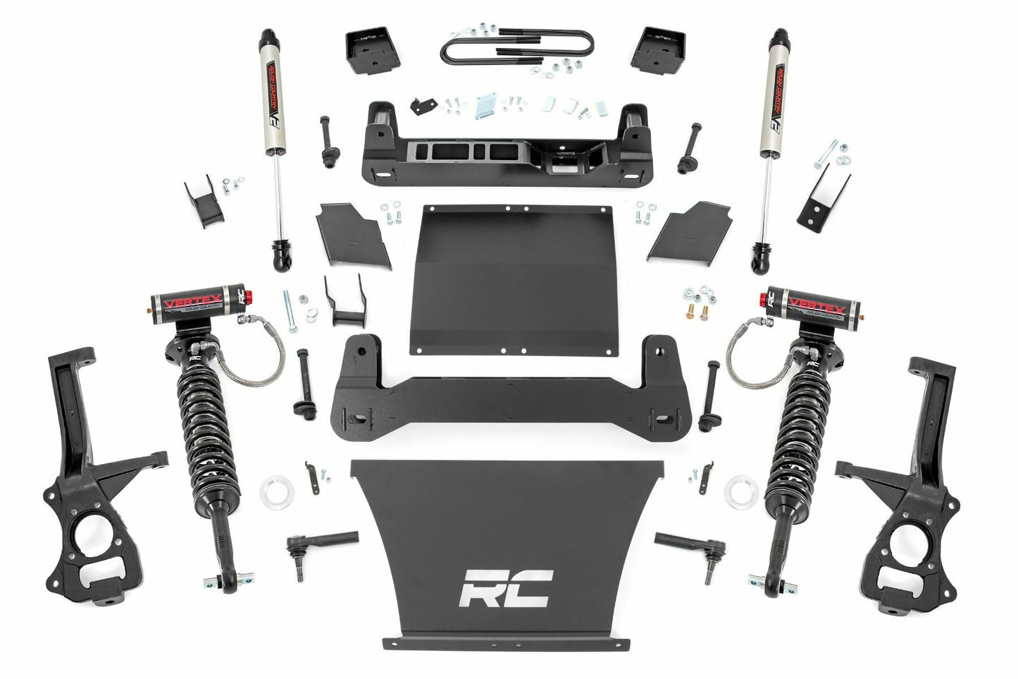 Fits Chevy Silverado 1500 (22-24) 6" Lift Kit; Mono Leaf Rear; Vertex/V2; 21657