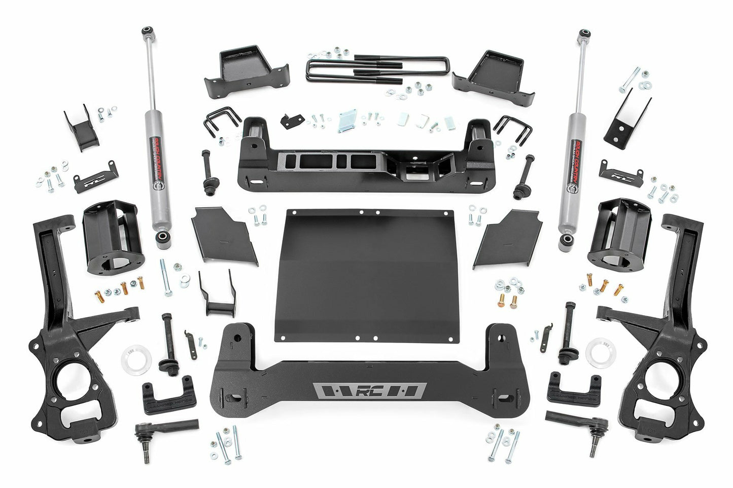 Fits Chevy Silverado 1500 2WD/4WD (2019-2024) 6 Inch Lift Kit; Diesel; 21731D