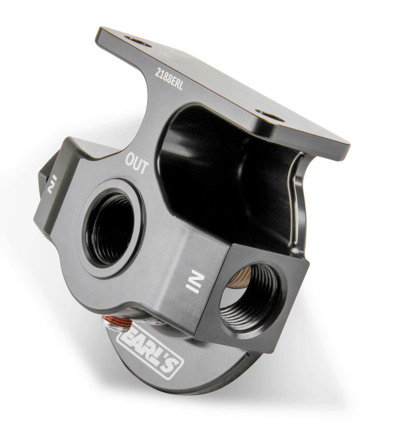 Earl's Billet Remote Oil Filter Mount - 2188ERL