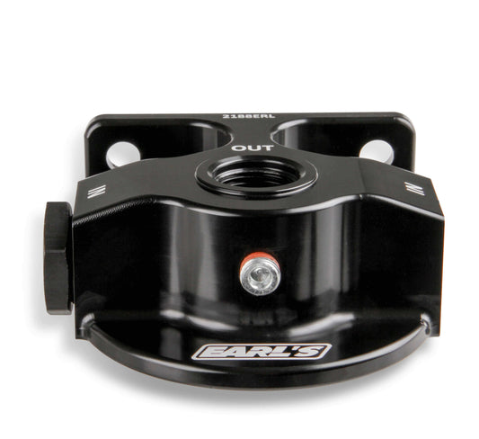 Earl's Billet Remote Oil Filter Mount - 2188ERL