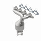 Catalytic Converter with Integrated Exhaust Manifold for HM Grade Federal / EPA Compliant Direct-Fit Manifold Catalytic