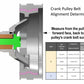 LS Water Pump w/Upward Facing Inlet- All LS with Long Belt Alignments 22-102